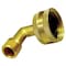 Homeplus+ ATC 3/4 in. FHT X 1/4 in. D Compression Brass Ice Maker Elbow 6JC120110701060 - alternate 1